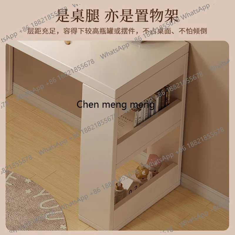 Computer Desk Corner Home Bookshelf Integrated Desk L-Shaped Study Office Desk Extendable