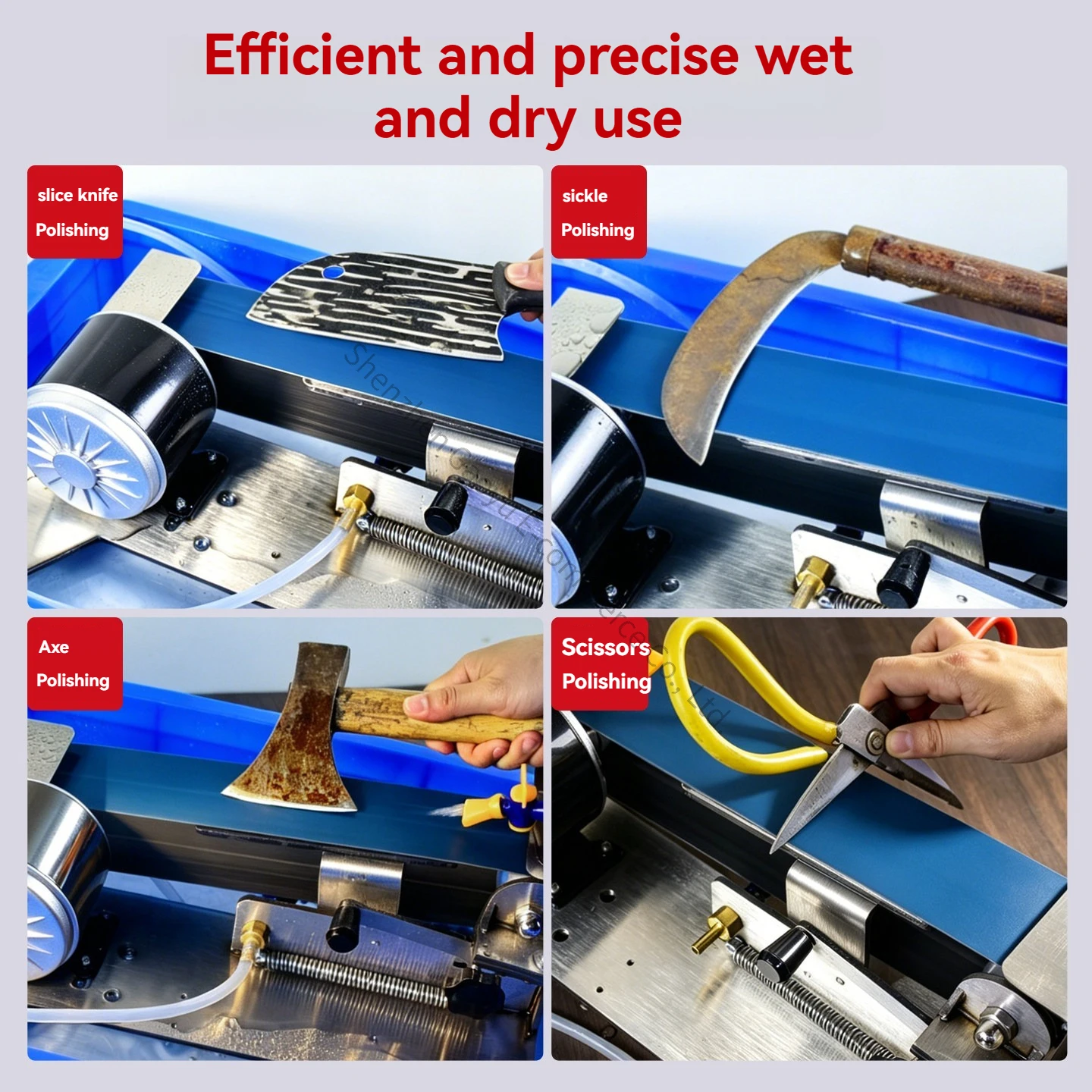 New Stainless Steel Water-cooled Knife Sharpener Fully Automatic Commercial Electric Knifspecial for Water Grinder Belt