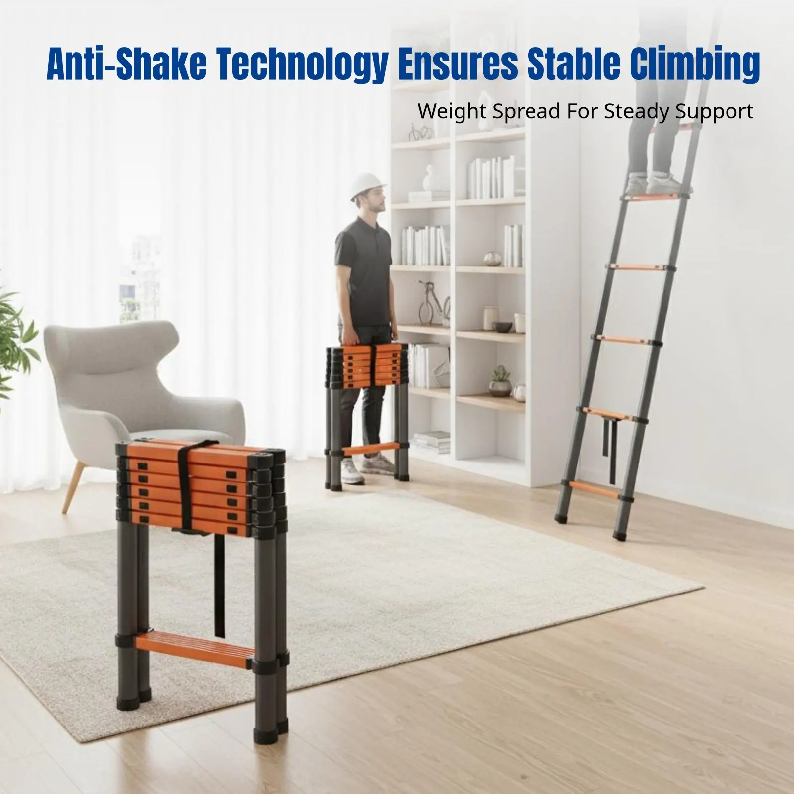 scala-telescopica-lega-di-alluminio-rinforzata-anti-vibrazione-multifunzionale-portatile-scala-dritta-per-uso-domestico