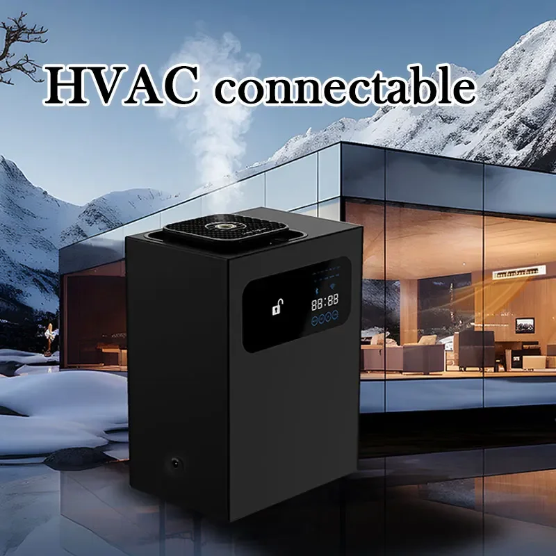 HVAC App Control Fragrance Scent Machine Hotel HVAC Scent Marketing Commercial Air Freshener Device Aroma Diffuser 600cbm