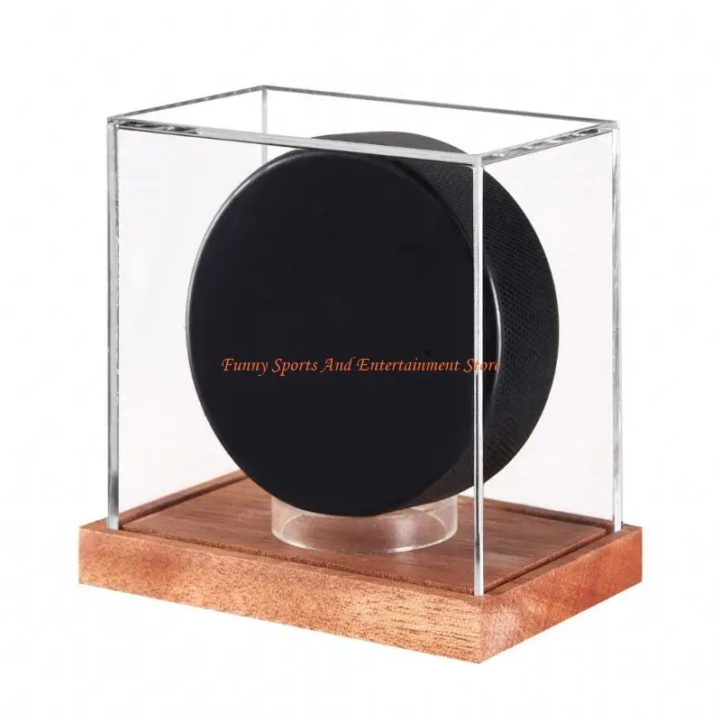 C4DE Shock Resistant Display Box Clear Acrylic Ball Showcases Light weight Display Case for Home or Exhibition Use