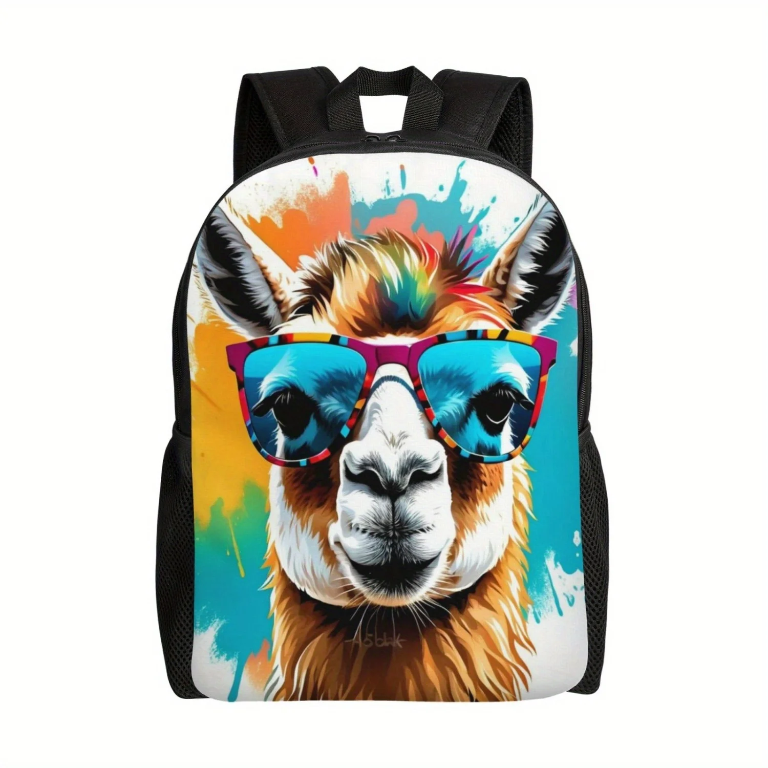 

Multifunctional Alpaca Themed Backpack - Lightweight, Adjustable Shoulder Strap for Daily Commuting, Travel and Hiking