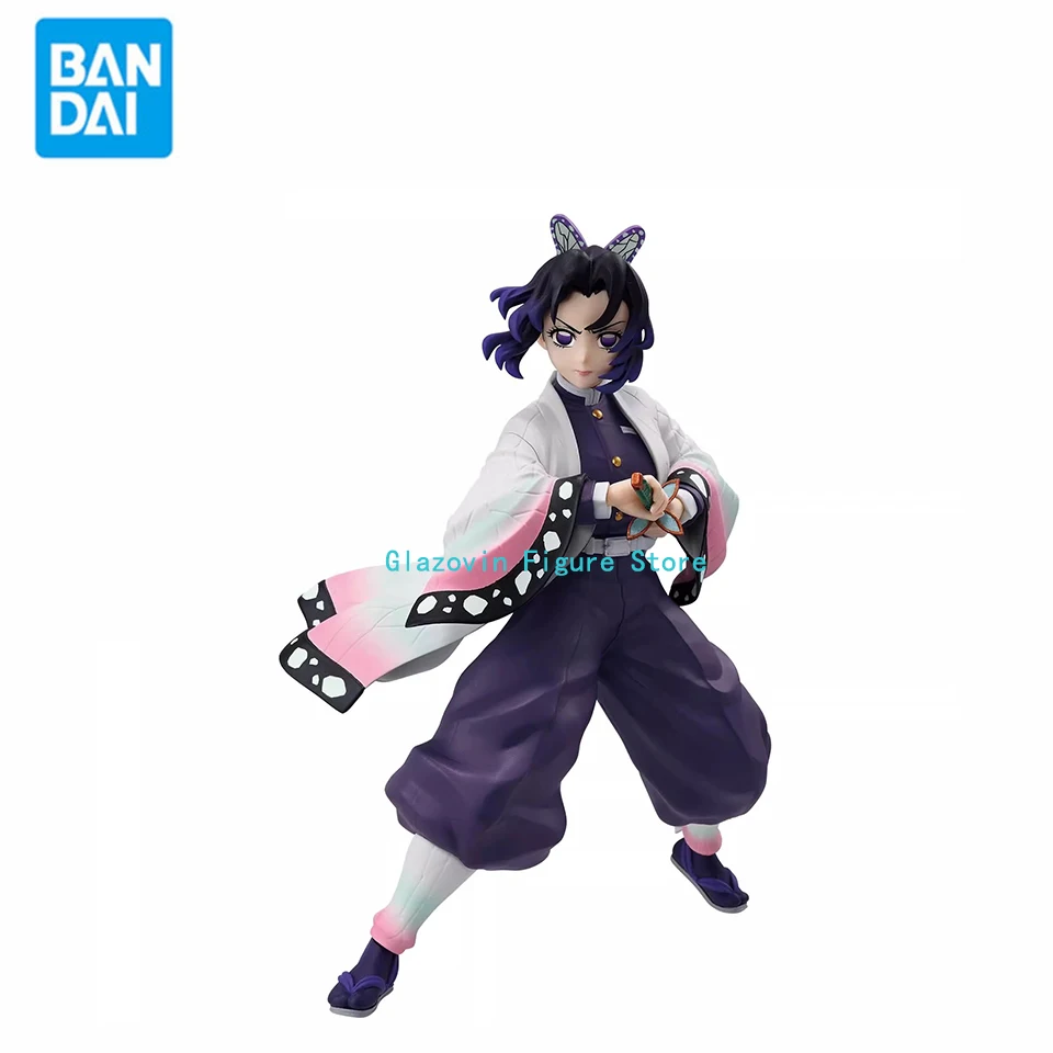 الأصلي حقيقية Banpresto شيطان القاتل 14 سنتيمتر Kochou Shinobu أنيمي نموذج لجسم بولي كلوريد الفينيل سطح المكتب جمع عيد ميلاد اللعب الهدايا