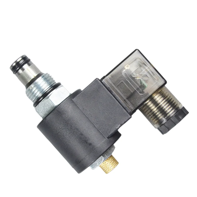 

ABWZ-гидравлический резьбовой электромагнитный клапан, двухпозиционный, двуходовой, ручной, нормально закрытый клапан DHF08-220H (LSV08-2NCPM, 12 В постоянного тока)