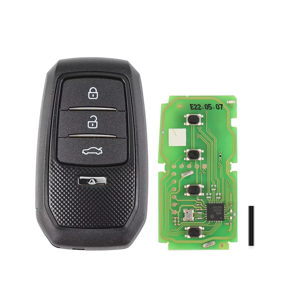 1pcs/lot Xhorse XSTO01EN TOY.T for Toyota XM38 Smart Key with Key Shell Support 4D 8A 4A