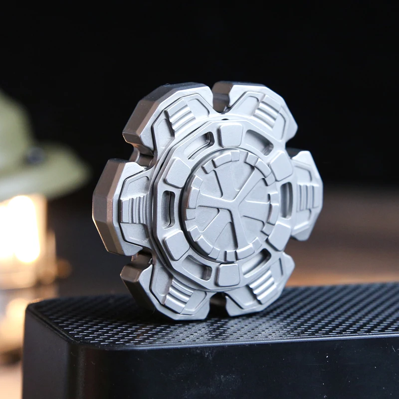 Novela detonada armadura aberta edc brinquedo fidget aço inoxidável legal dedo slide tdah ferramenta adulto relaxamento e alívio do estresse brinquedos