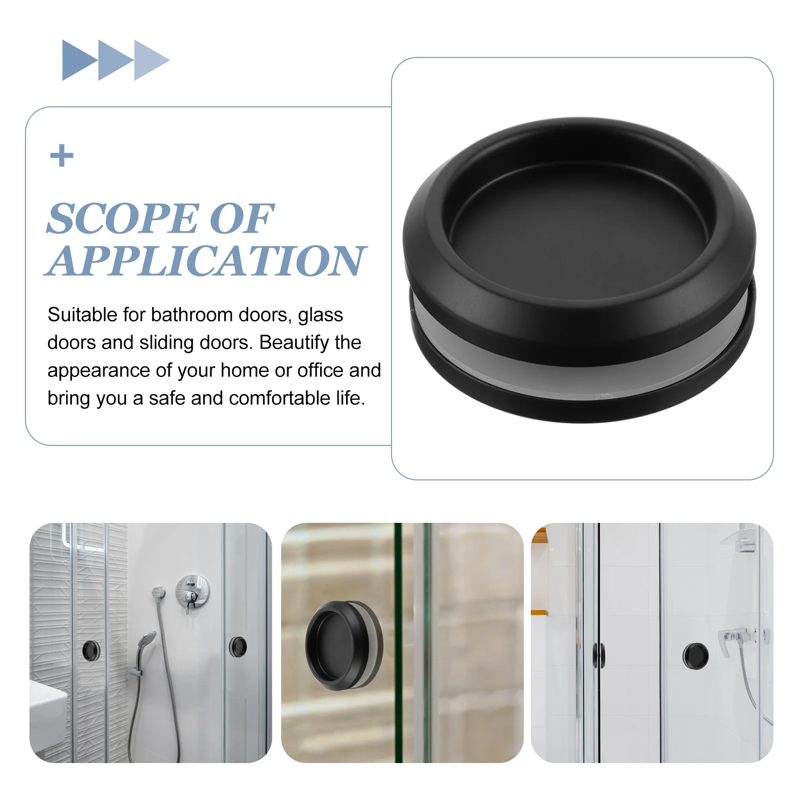 2 stuks roestvrijstalen douchedeurgreep duurzame ronde knop voor badkamer glazen schuifdeuren douchedeurgreep