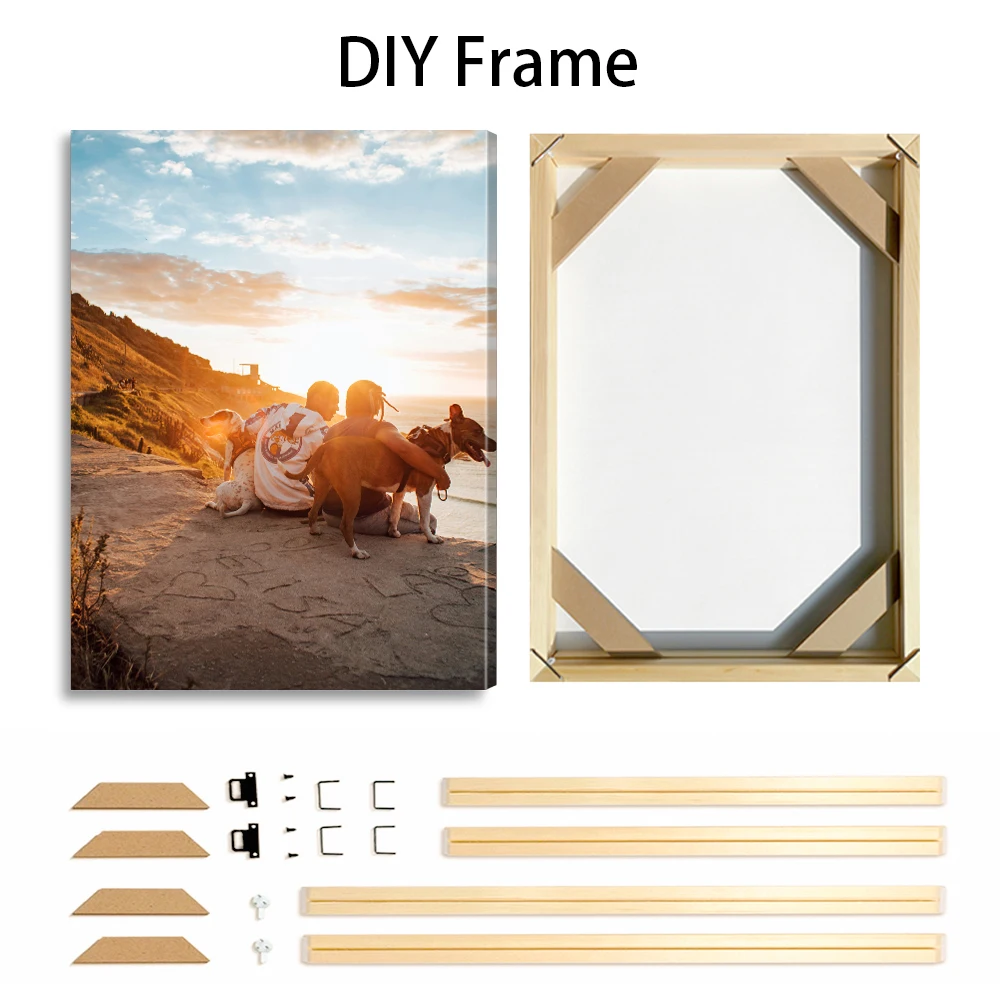 Custom Photos Canvas Poster Print Your Photos on The Canvas Home Decoration Custom Poster Pets Wedding Family Art Photo Canvas