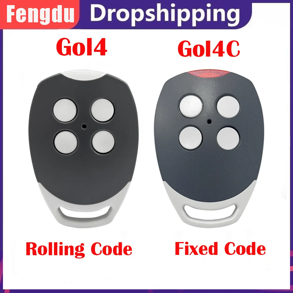 

Garage Door Remote Control 433.92MHz DITEC GOL4 GOL4C Universal Handheld Transmitter Command For Garage Door Gate