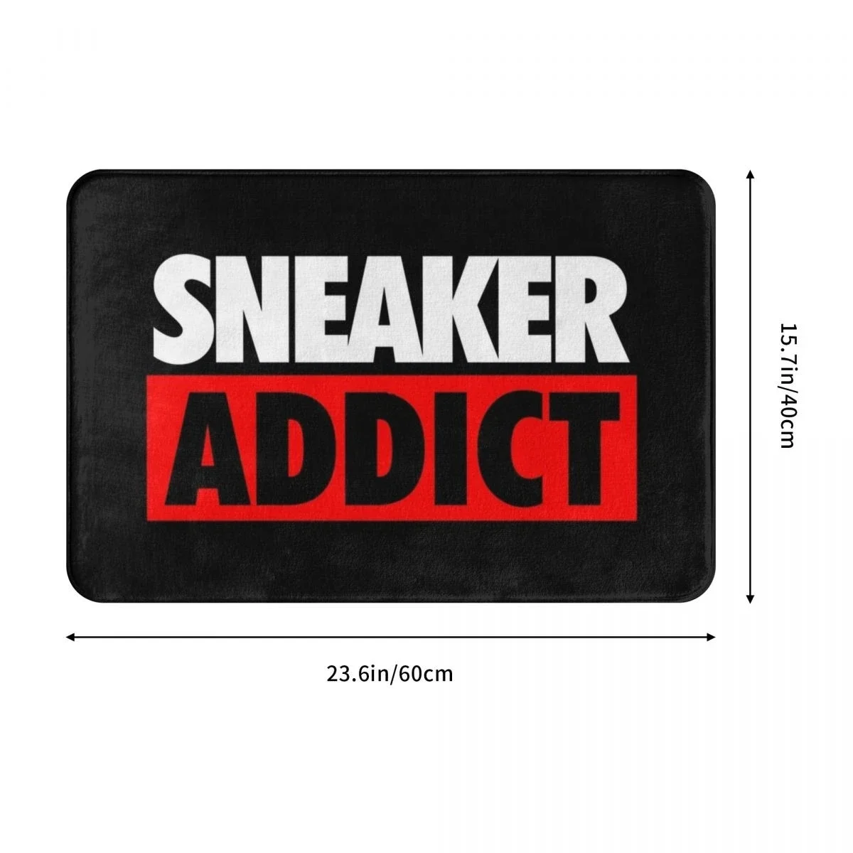 Sneaker Addict Box Entrance Doormat Home Decoration Bathroom Non-slip Floor Mat Balcony Long Rugs Carpet for Living Room Decor