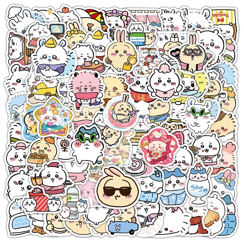 K-POP popular theme chiikawa cartoon anime movies cute dolls creative graffiti stickers holiday gifts wholesale in stock
