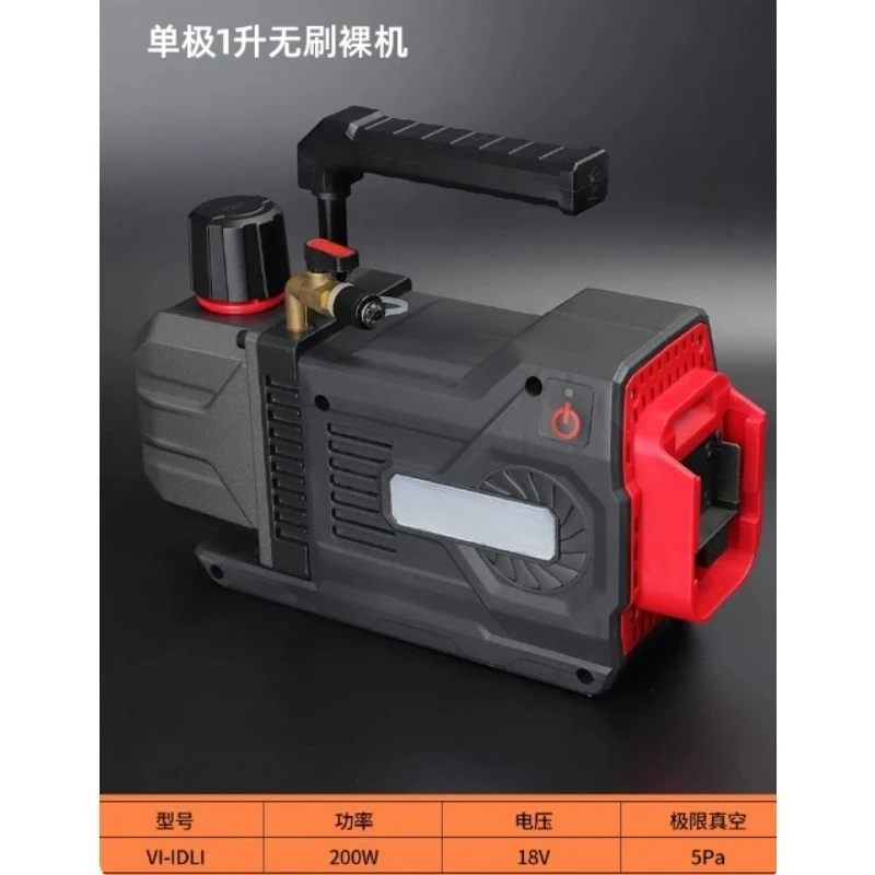 Cordless Lithium Battery Vacuum Pump, Brushless Motor for Auto AC and Lab Filtration