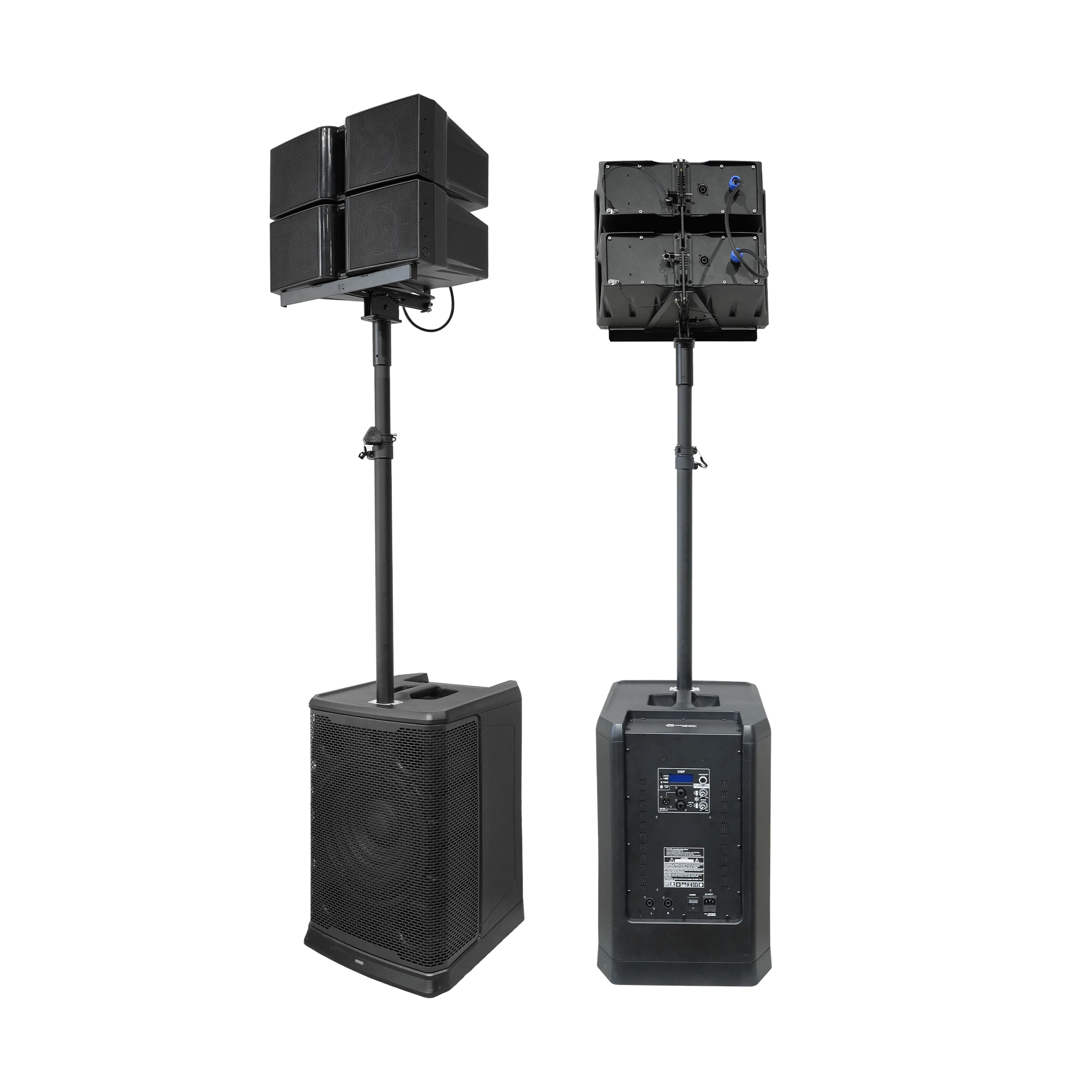 Accuracy 2024 LAP412TD3-4.6K Pro Audio Line Array Speakers Professional Sound System DJ Active Line Array Speaker System