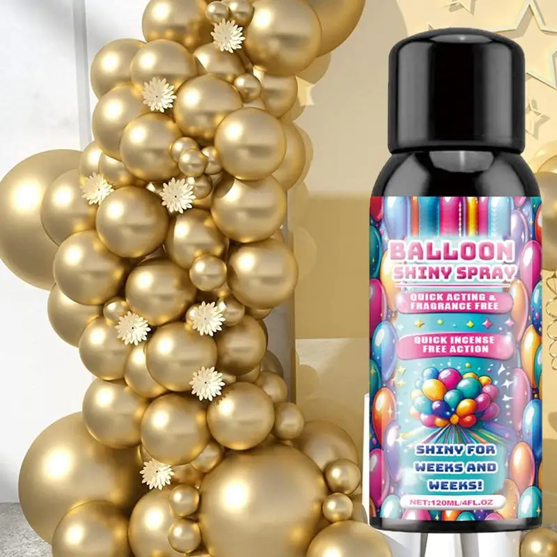 Shiny Balloon Spray Glossy Spray For Balloons Balloon Shiny Spray High Gloss Prevent Oxidation Balloon Brightener Spray For