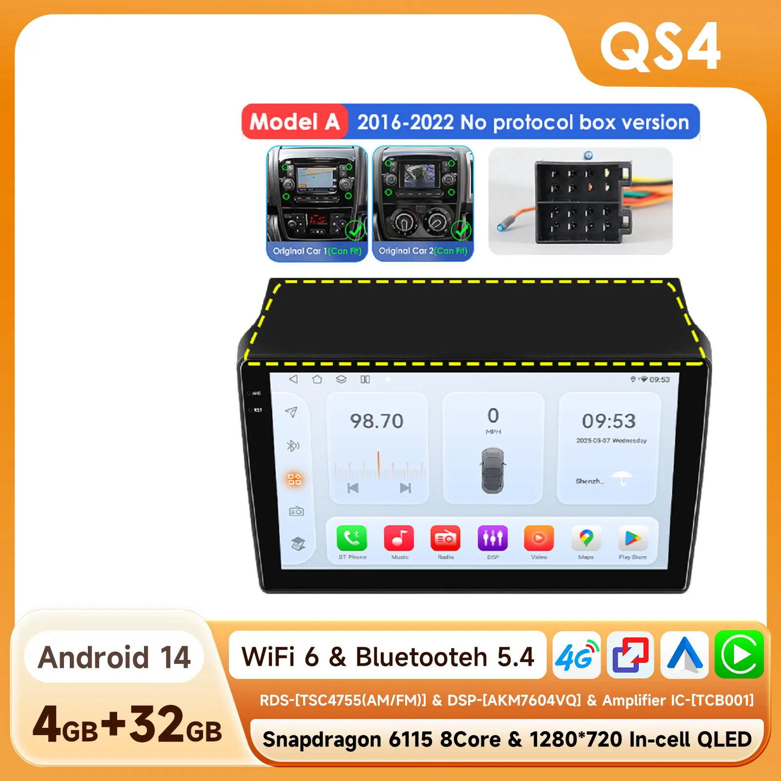 Qualcomm 8 Core 360 ° Camera CarPlay Android Auto 2 Din Autoradio Voor Fiat Ducato 3 Citroen Jumper 2 Voor Peugeot Boxer 2 2016-2020