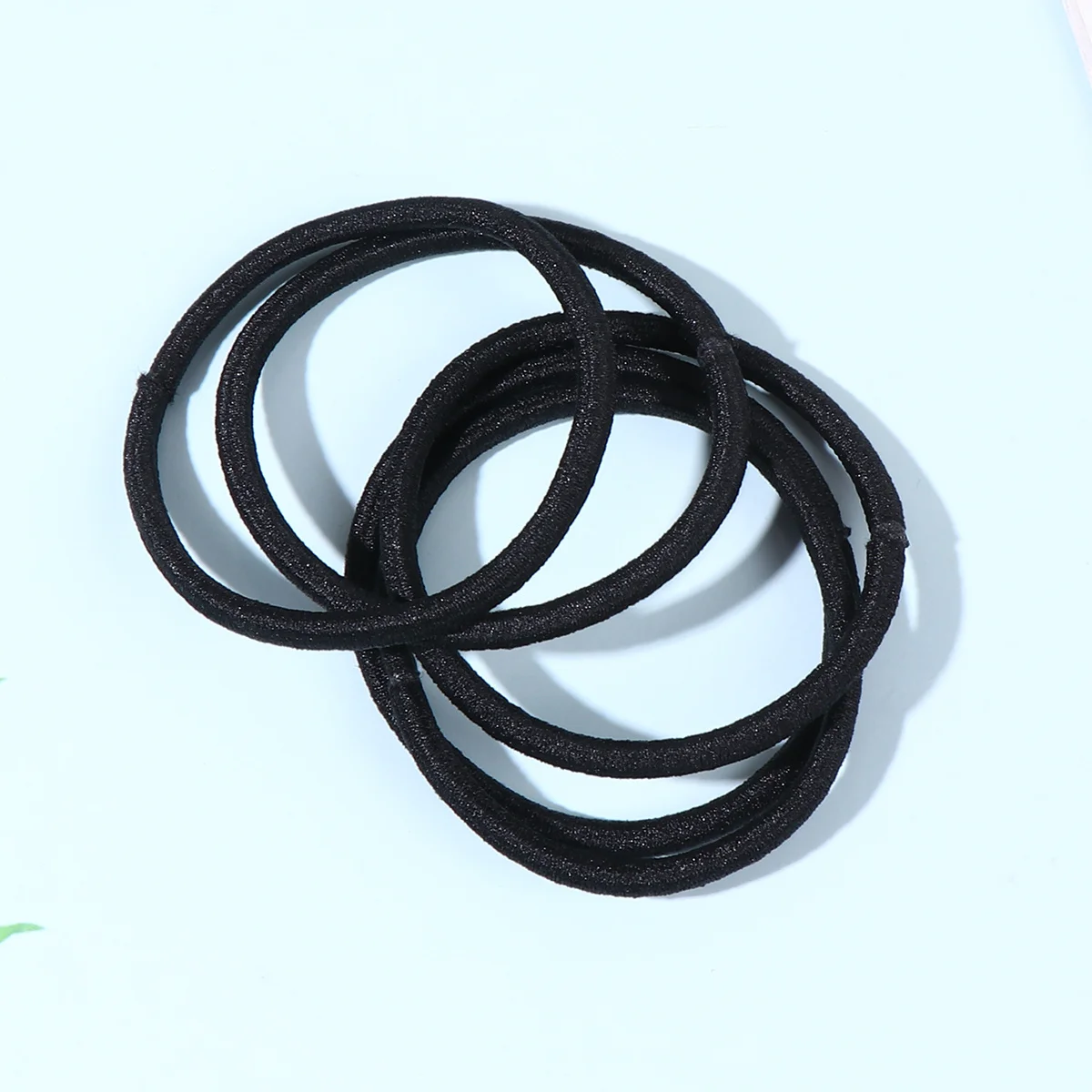 

100Pcs Hair Tie High Elastic Ponytail Holder Durable Seamless Hair Rope for Women Girls Daily Use