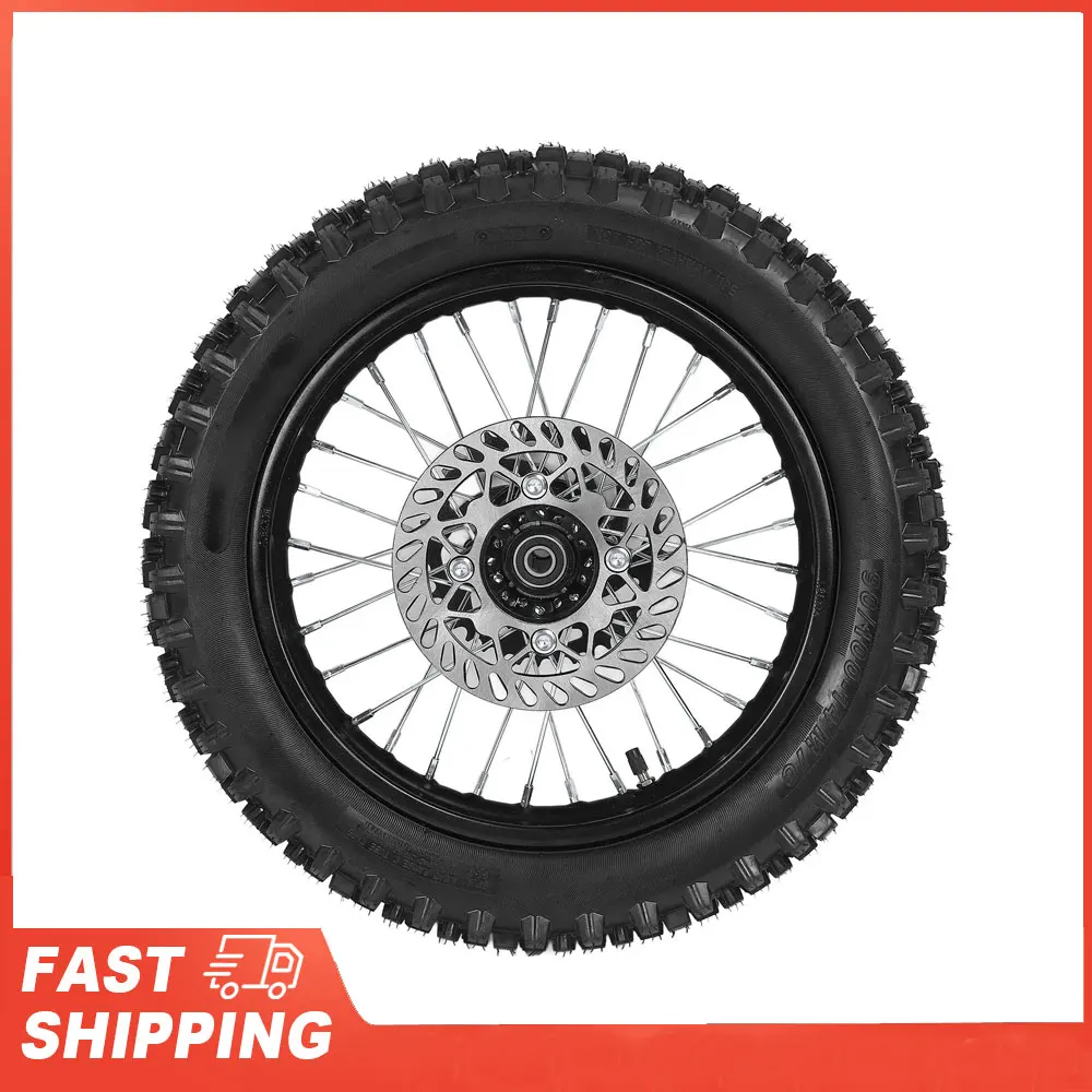 

Замена обода заднего колеса, 14 дюймов, простая установка, велосипед для грязи, шина заднего колеса в сборе, улучшенная тяга для TSD 110 TD 125