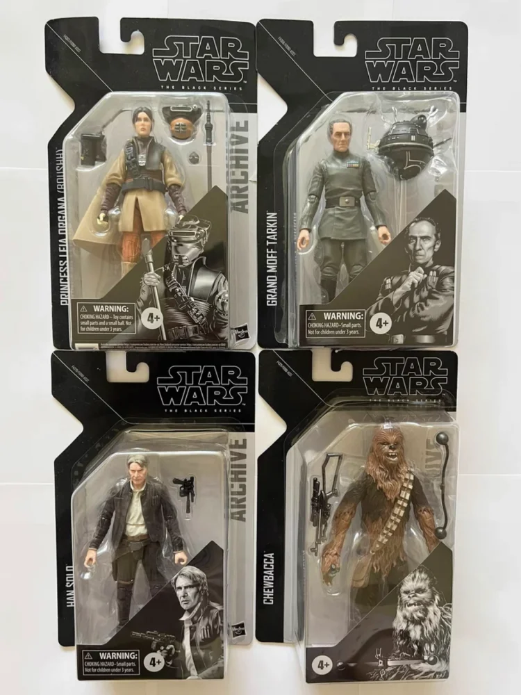 Original Star Wars The Black Series Archive Chewbacca Han Solo Wilhuff Tarkin 6-Inch Movable Action Figures Surprise Gift