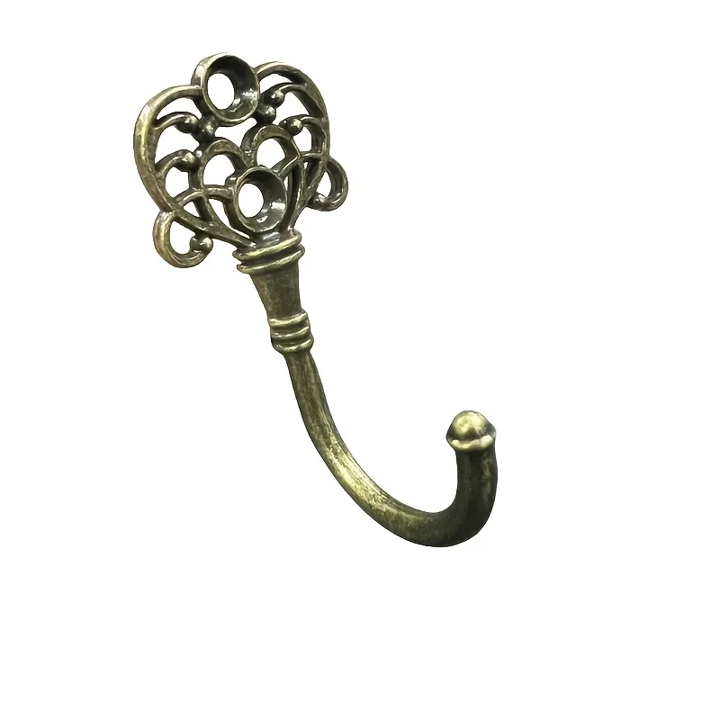 15-teiliges Set Antik-Bronze-Haken, Zinklegierung, kreative Wandhaken für die Türrückseite, Badezimmer-Schrank, Metall-Garderobenhaken – Detail 2