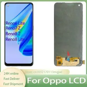 Bilashmart 6.43 AMOLED Oppo Reno6 Lite CPH2365 Reno7 Z CPH2343 Reno8 Z LCD Touch Screen Assembly Oppo Reno8 Lite LCD Digitizer