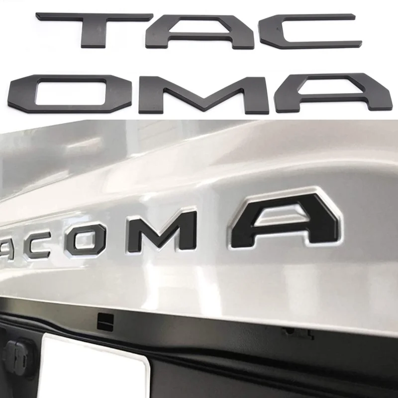 

3D-эмблема из АБС-пластика для Toyota Tundra Tacoma: наклейка-логотип на заднюю дверь пикапа, аксессуары для внешнего тюнинга