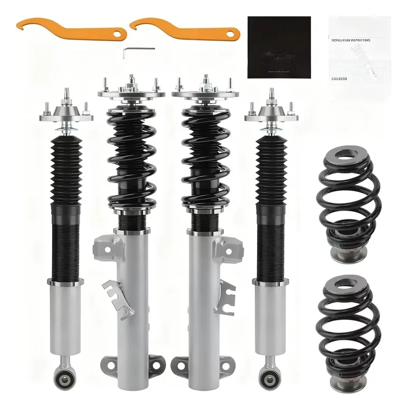 For 4 X Coilover 24 Levels Adjustable Shock Absorber for 3 Series E36 318i/323i/325i/328i/328is Threaded Suspension