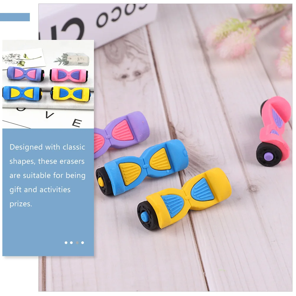 

16Pcs Kids Detachable Erasers Durable Mini Cartoon Erasers for Study Classroom Prizes Stationery Gift Classroom Prizes
