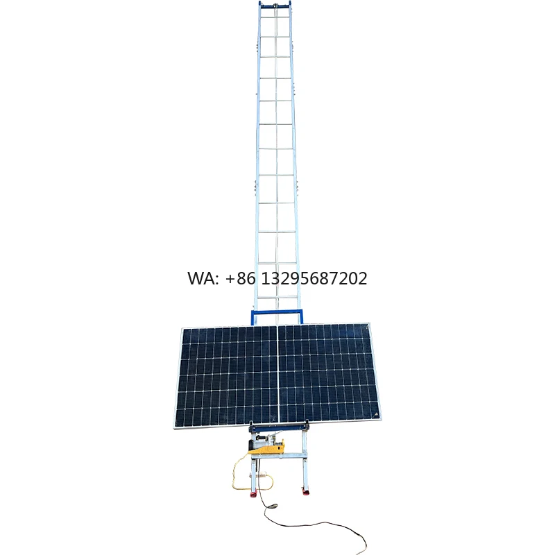 

Safety High Speed Solar Panel Vertical Mounting Roof Lifting Elevator Ladder Lift