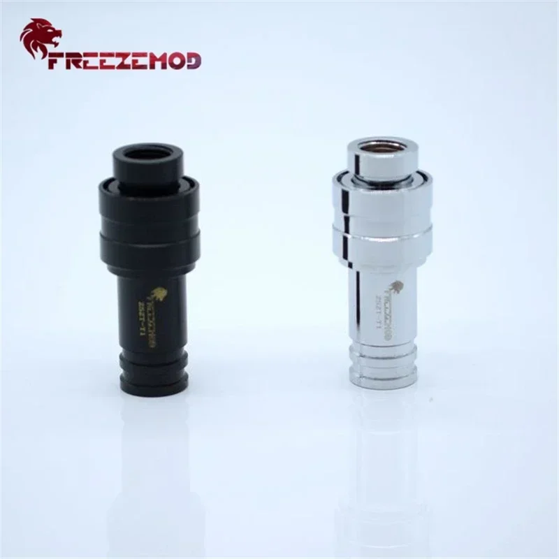 FREEZEMOD ZSZT-T1 Computer Pc Water Cooler Fitting Stop Adapter Copper Fitting Double Female Two-Side Shut Off Water. ZSZT-T1
