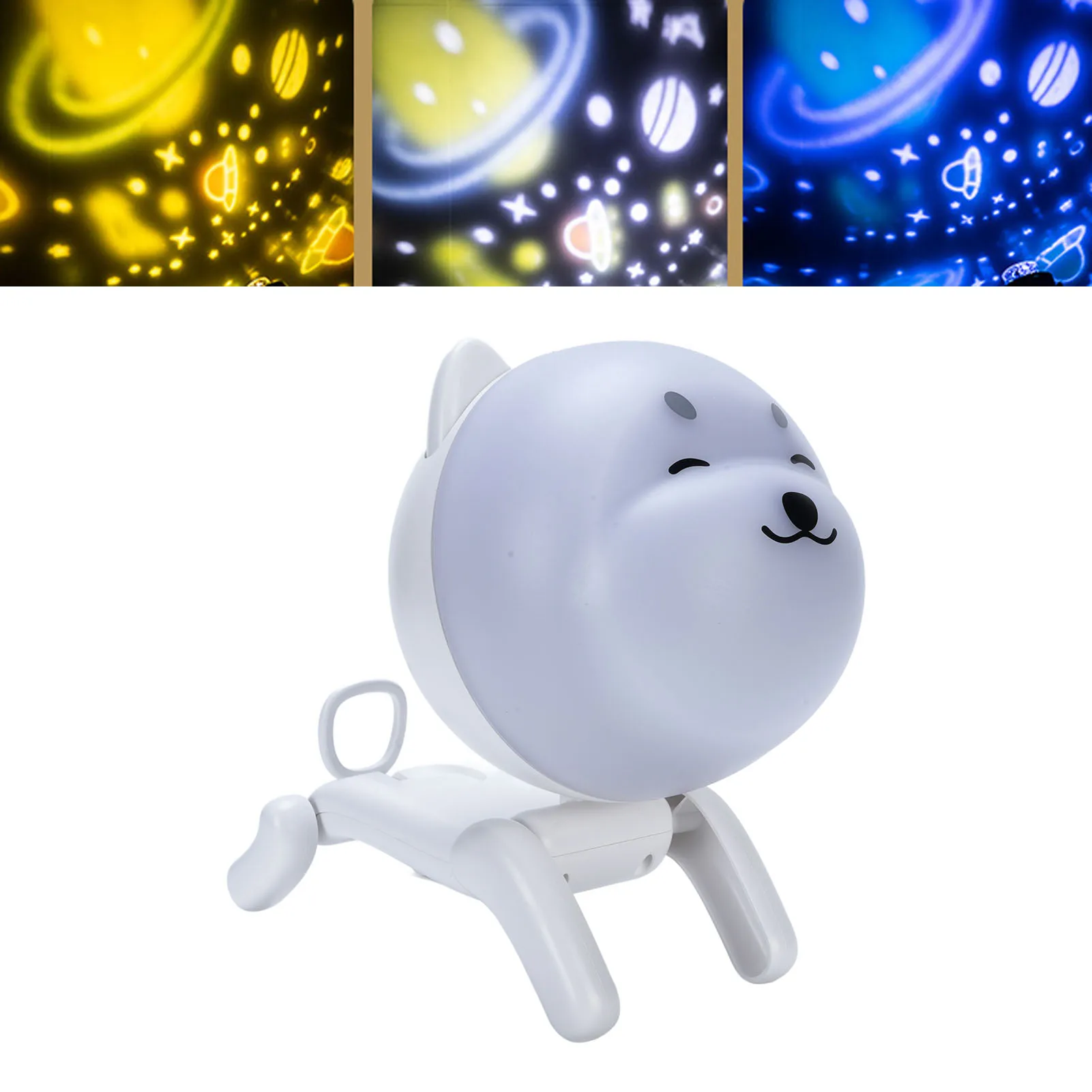 

Dog Projector Night Lamp Rotating Pattern LED Star Light Projector Portable Cute Bedside Lamp for Bedroom Star Light Projector