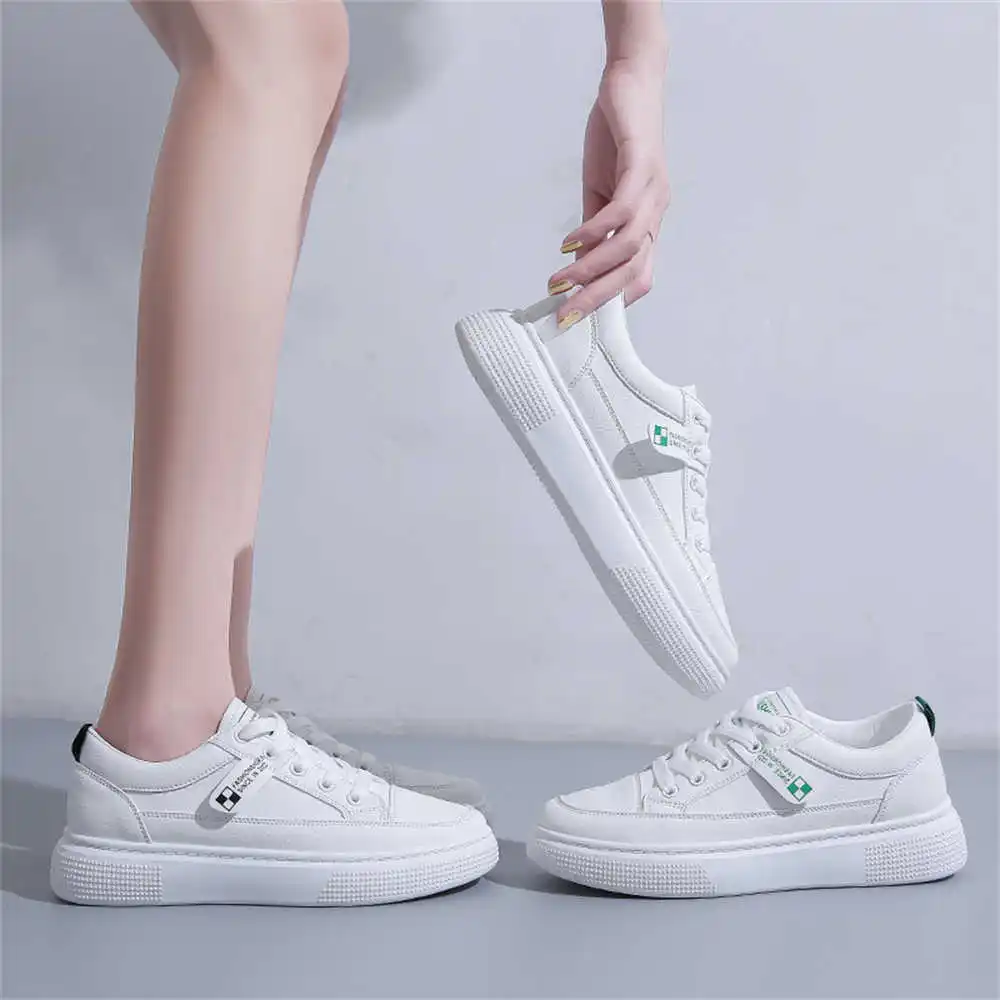 Platformed-zapatos especiales de media temporada para mujer, zapatillas deportivas de talla 42, tenis de ajuste ancho, YDX1, 2023