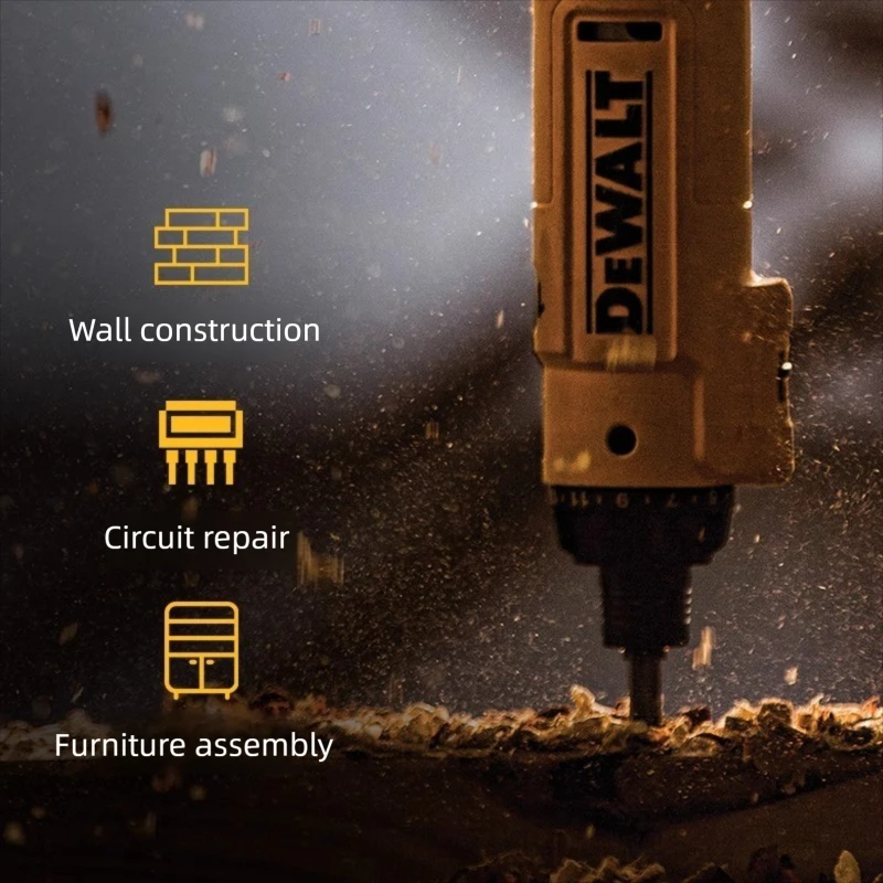 DeWalt DCF008 Electric Screwdriver, Rechargeable Handheld Industrial Grade Miniature Variable Speed ​​Electric Screwdriver