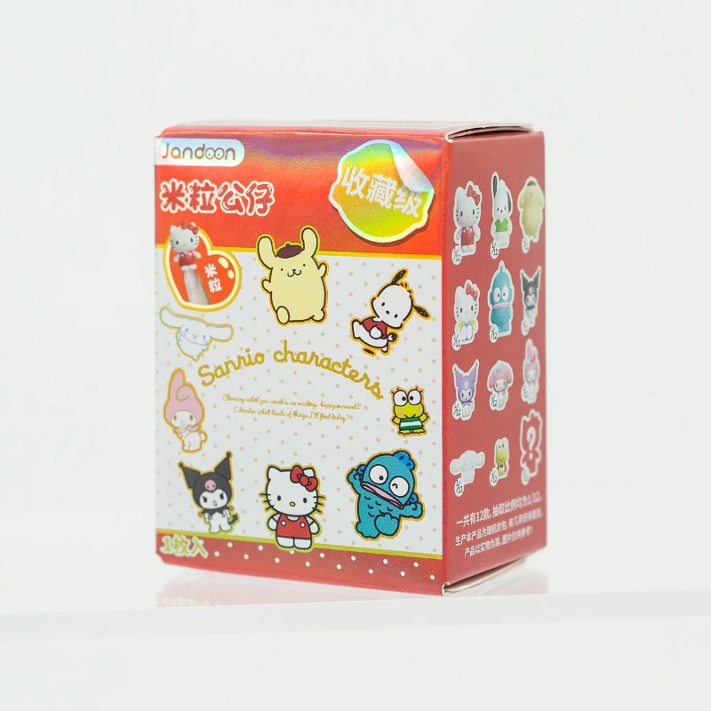 

Мини-фигурка Sanrio, слепая коробка-сюрприз Pochacco Keroppi Kuromi, милая модель, коллекция аниме, миниатюрные украшения, подарки для детей