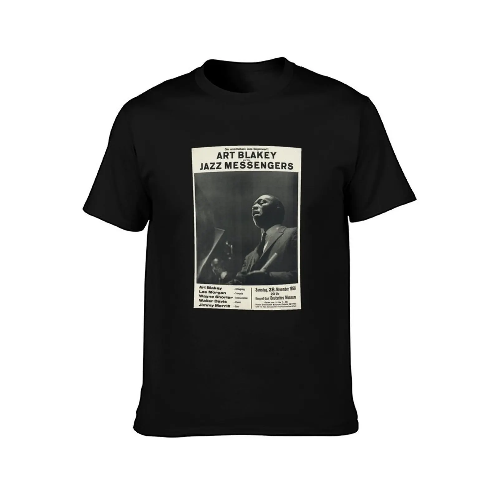 Art Blakey and the Jazz Messengers T-Shirt Large Size Casual Tee Shirt T-Shirt