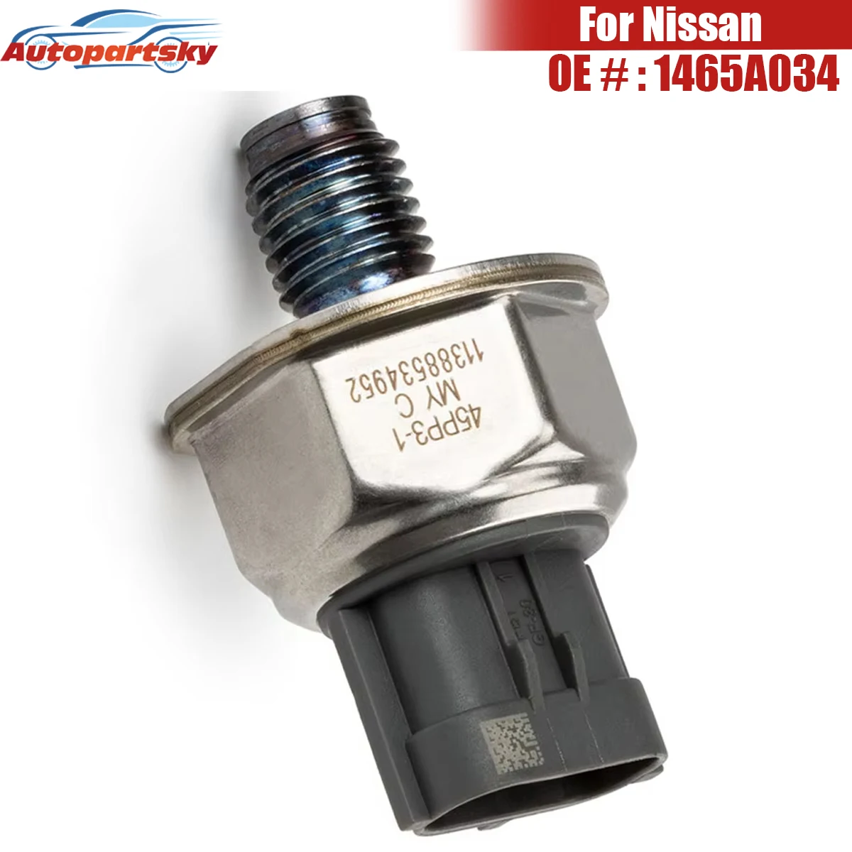 

Auto Parts 45PP31 Fuel Rail Pressure Sensor For Nissan Navara D40 Pathfinder 2.5L Diesel 55PP05-01 1465A034 YD25DCI YD25DDTI