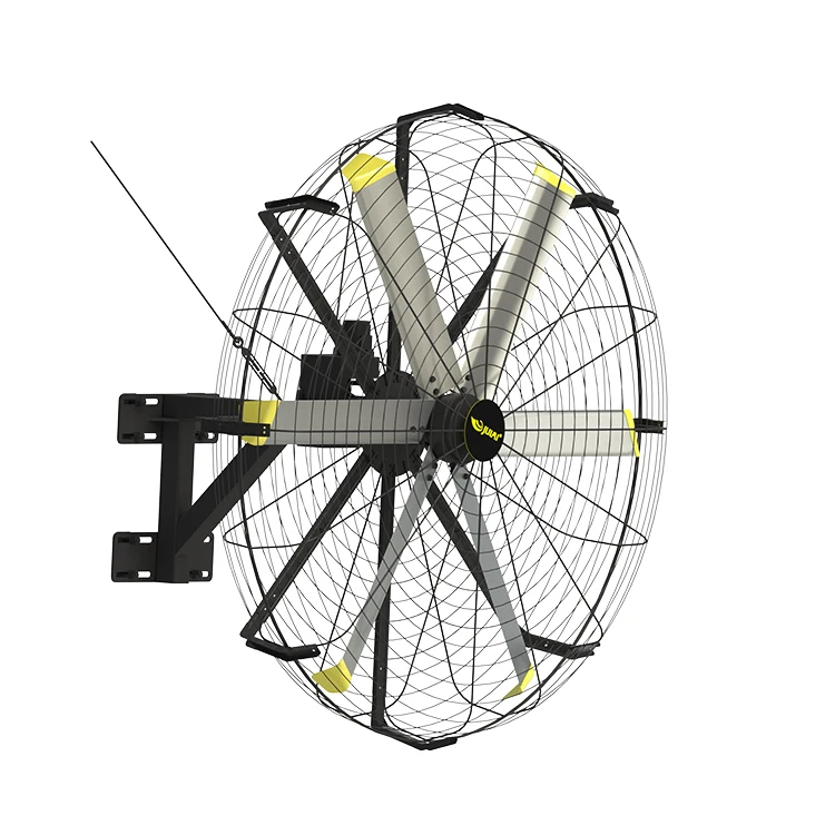 

For Wall Mounted HVLS Fans 2m 6.5 Ft Small Power 0.55KW Industrial Big Fan With Low DBA