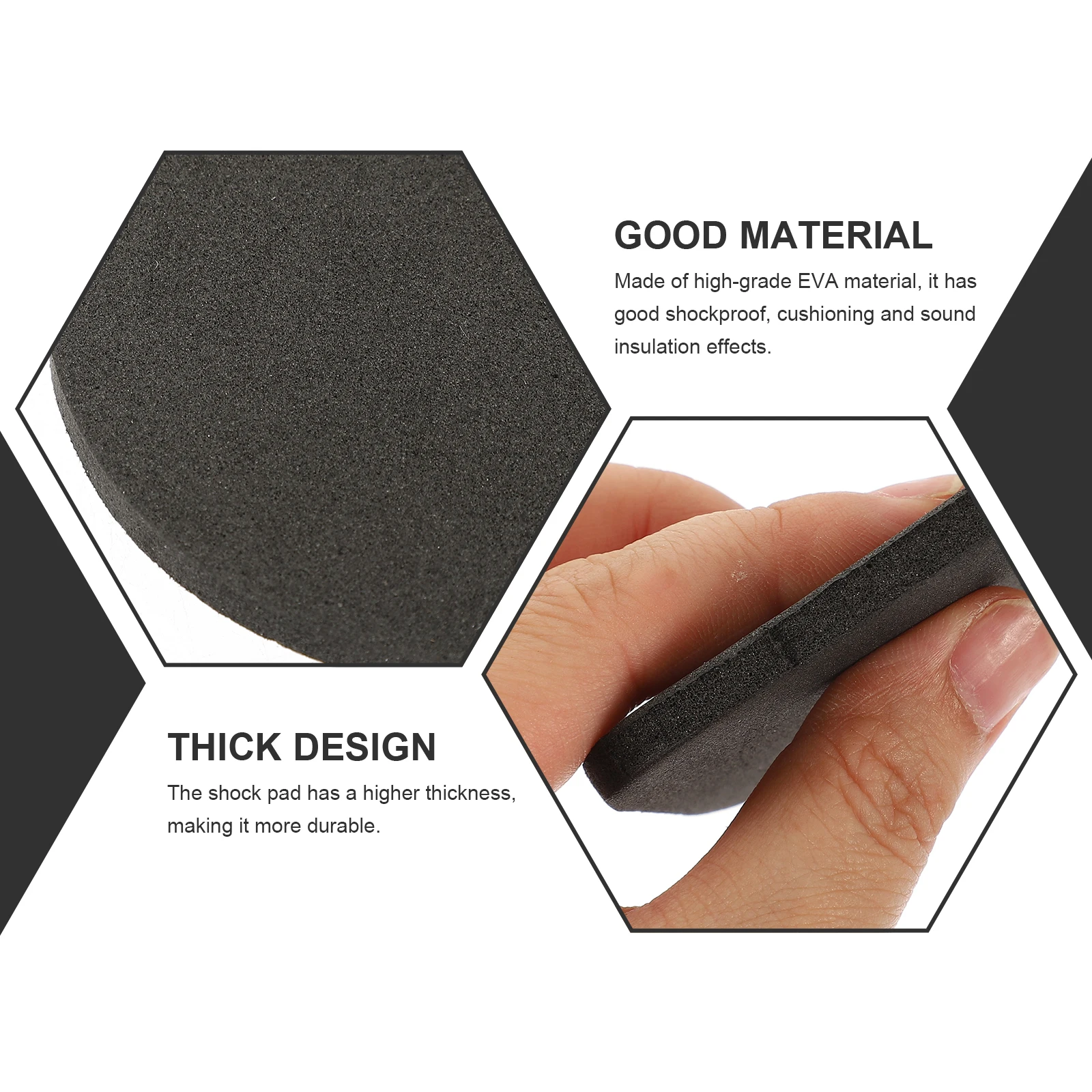 

16pcs Anti Pads Washing Machine Washer Anti Vibration Pads Stabilizer Furniture Coaster Appliance Foot Pad Soundproof Rubber