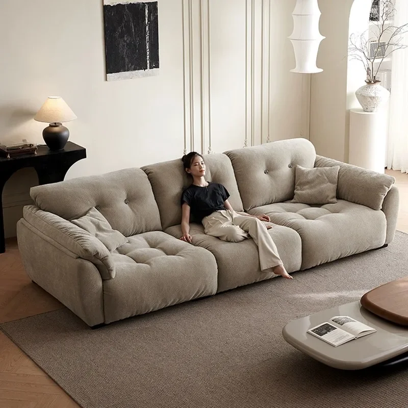 

Plush Nordic Living Room Sofas Luxury Designer Minimalist Puffs Living Room Sofas Cheap Modern Divano Letto Furniture Home