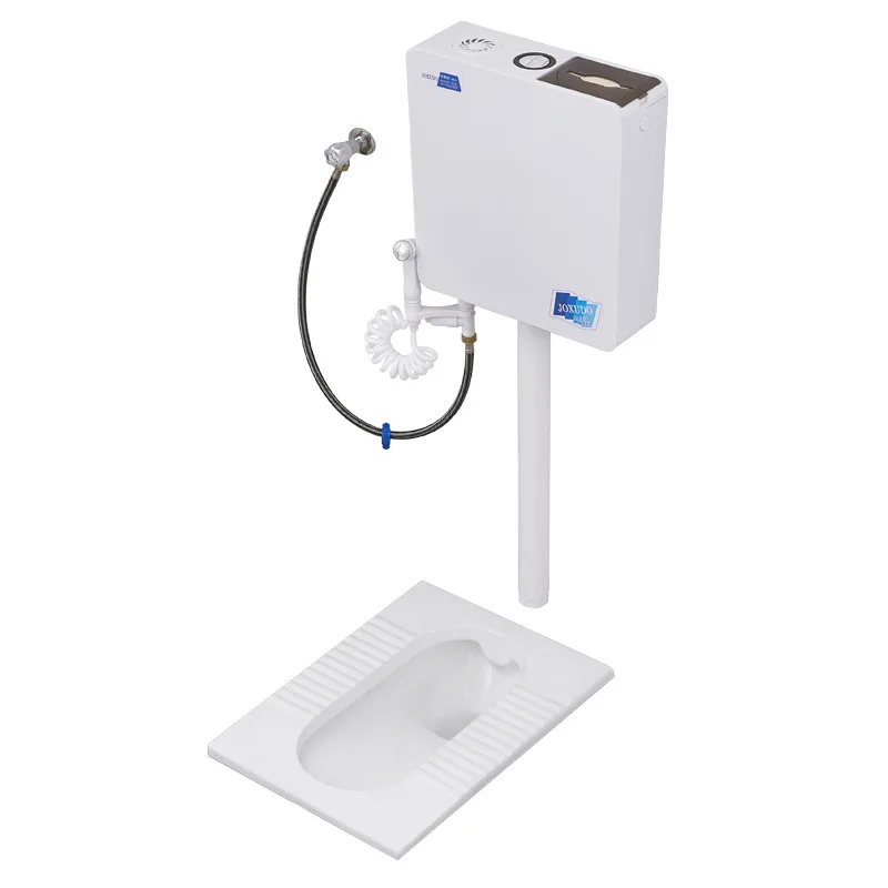 Squatting toilet flushing tank set, squatting pit toilet, ceramic pedal toilet, toilet