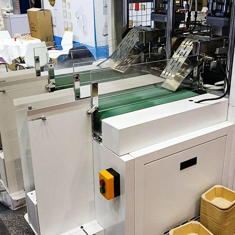Popular Automatic Paper Plate Manufacturing Machine Disposable Food Container Making Machine