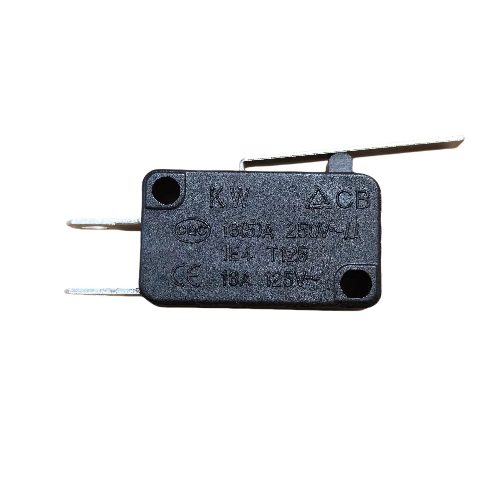 

1PCS/LOTS ultra high end KW7-1E silver dot micro switch small self resetting stroke limit 16A normally closed 28 straight handle