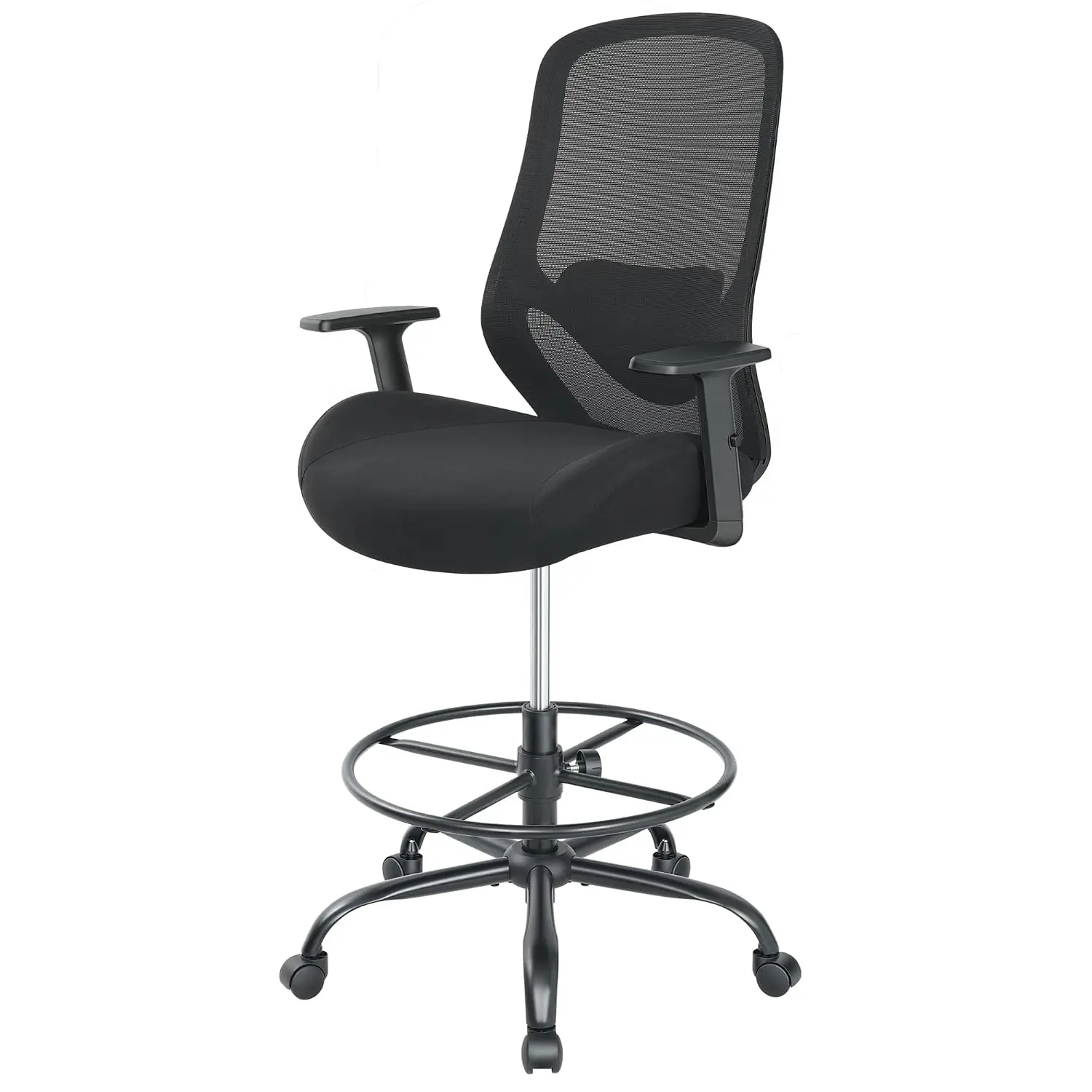 Drafting Office Chair Heavy Duty 450lbs For Standing Desk, Customized
