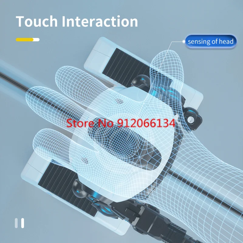 Electric Intelligent Interactive Remote Control Robot Gesture Sensing Dynamic Music Hand DIY Head Rotation Children RC Robot Toy