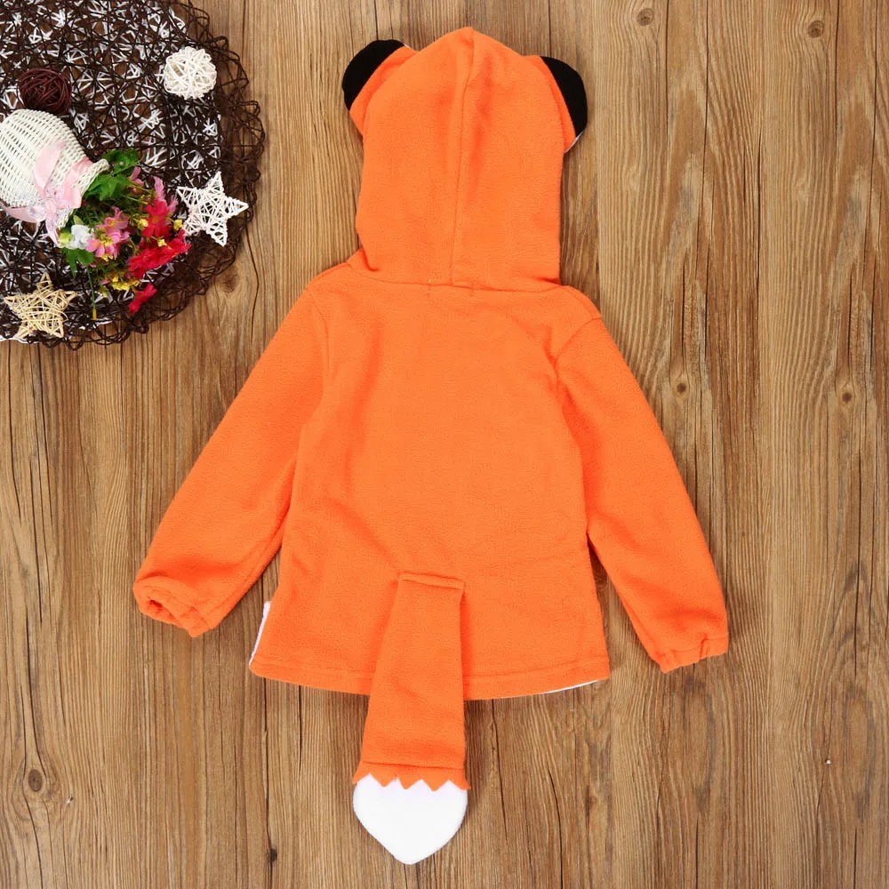 Hot Halloween Kid baby Fox and tail Cosplay Costumes For Boys Girls Children Party lovely Fox Performance Clothing