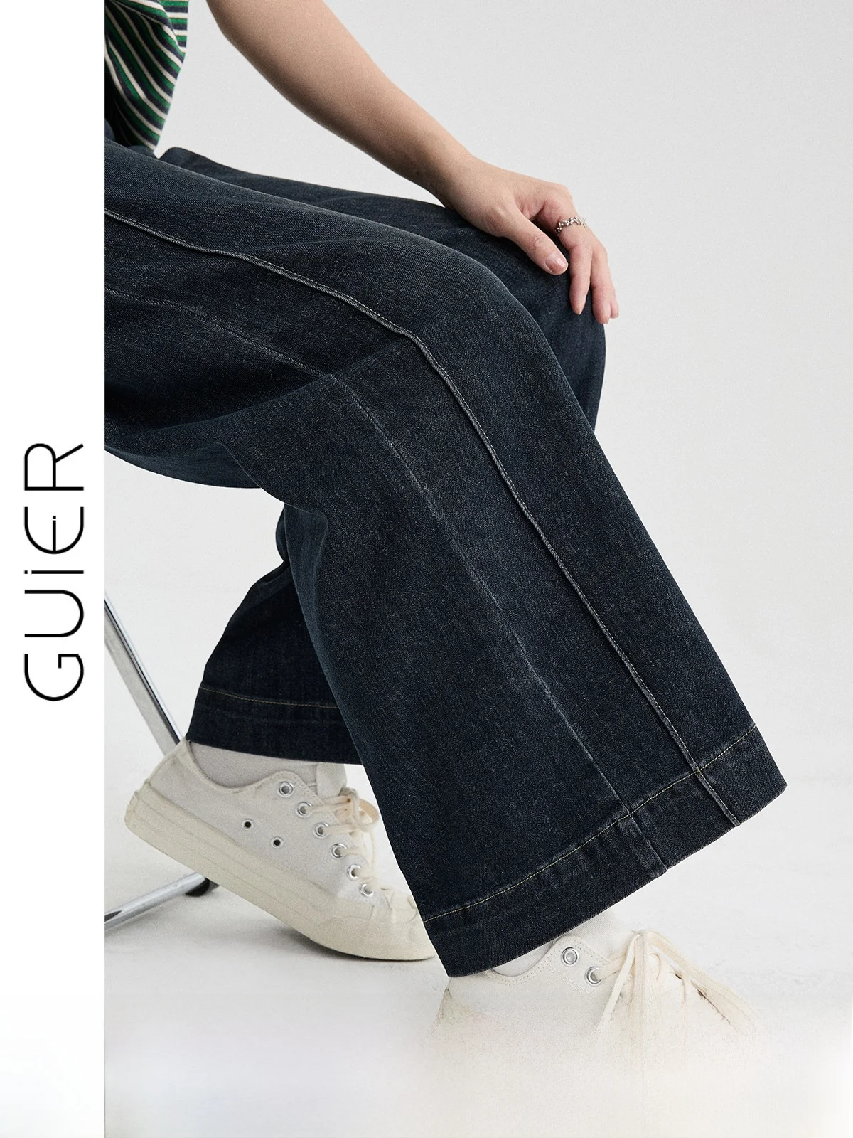 

High Waist Wide Leg Denim Jeans Women's Casual Versatile Loose Slim Straight Pants Spring New Arrival Brand Water Wa