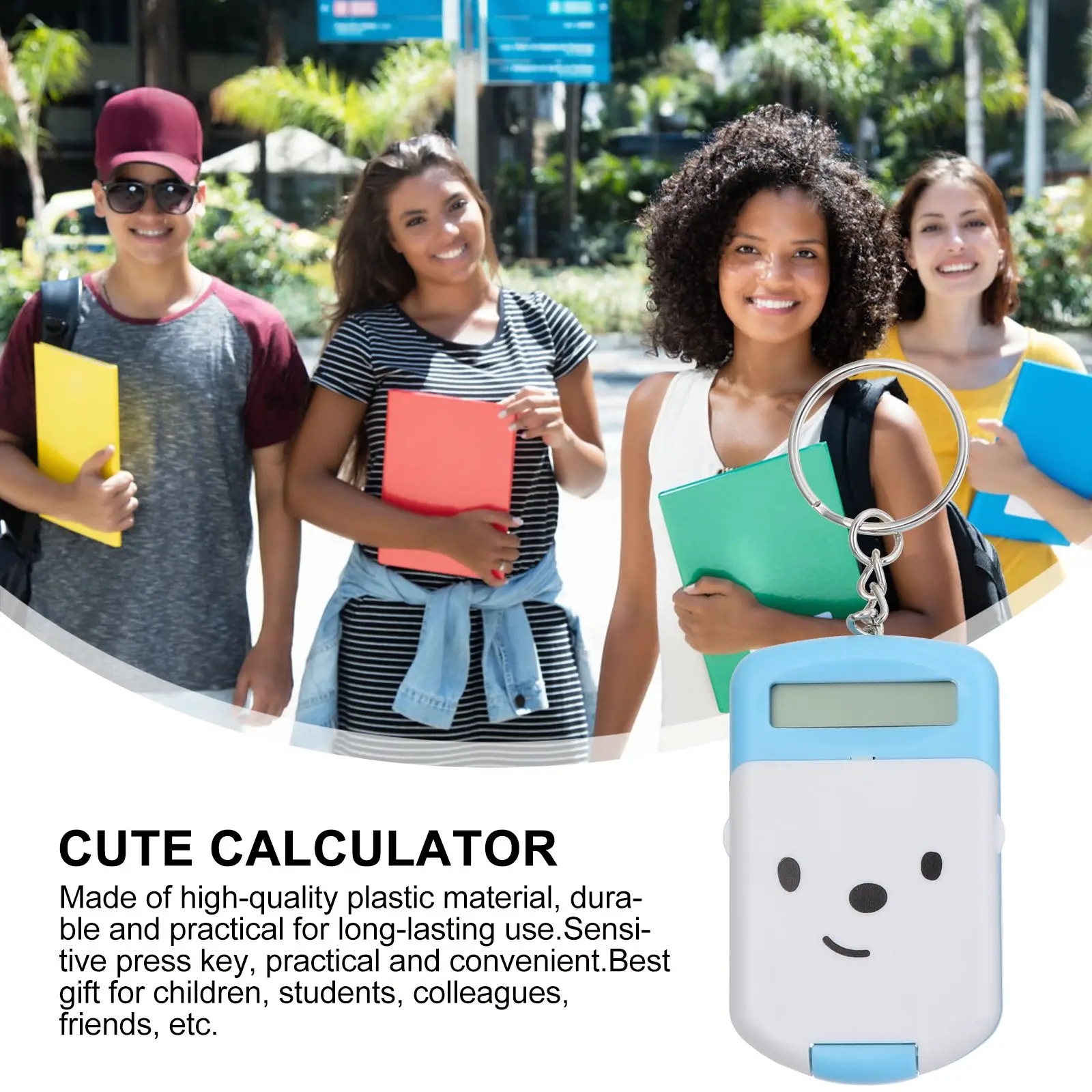 

2 Pcs Computer Mini Calculator Office Students Portable Plastic Small Pocket