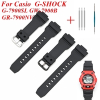 For Casio G-SHOCK G-7900SL GW-7900B GR-7900NV Watchband TPU Resin Watch Strap Men Women Bracelet Replace Wristband Accessories