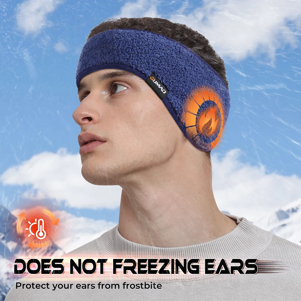 Esportes de inverno Headbands para homens e mulheres, Lenço, Cobertura de ouvido quente, Ao ar livre, Yoga, Ginásio, Caminhadas, Fitness, Corrida,