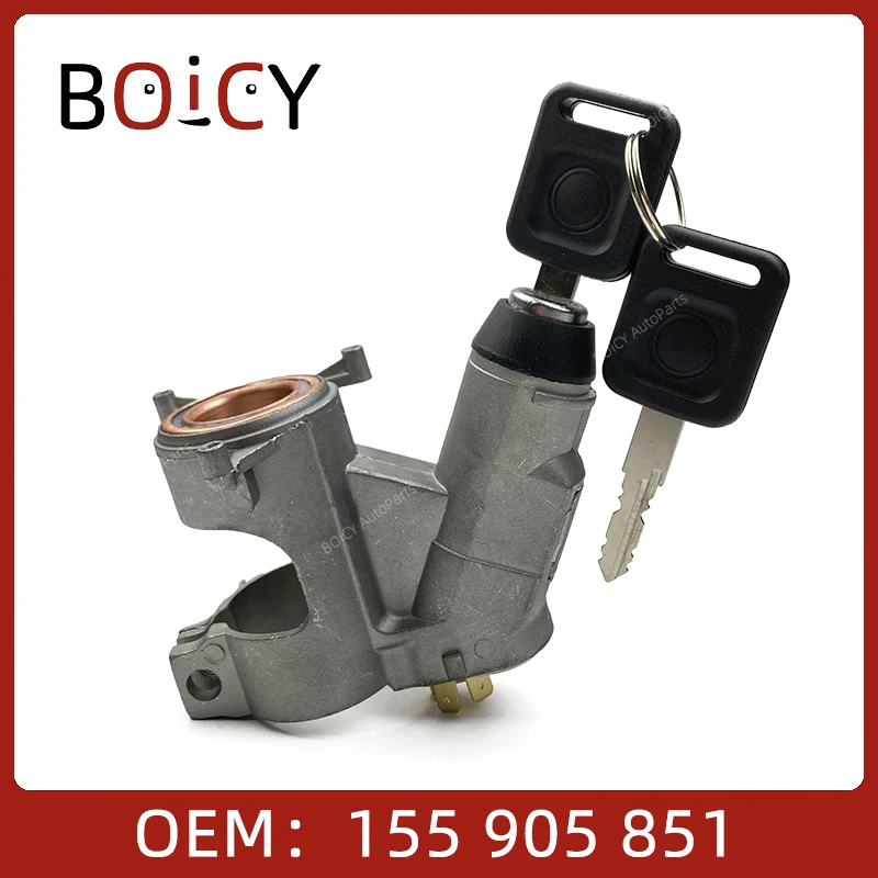 

Корпус замка зажигания BOICY с 2 ключами для T2 T3 Golf MK1 Polo Jetta Caddy Scirocco Passat 80 90 155905851 357905855B