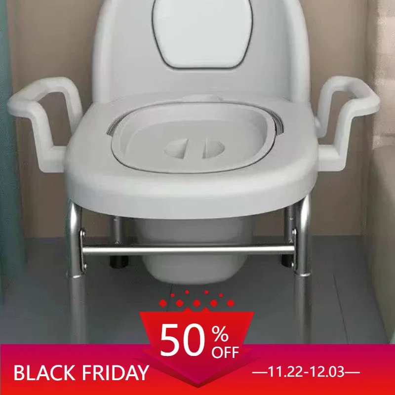 Unique Handle Chair Comfortable Sitting Bathtub Transfer Stool 3 in 1 Commode Chair Duschstuhl Mit Rückenlehne Shower Commode